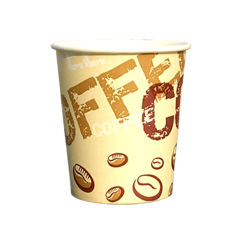 Стакан паперовий одношаровий Coffee coffee 250 мл. 50 шт.