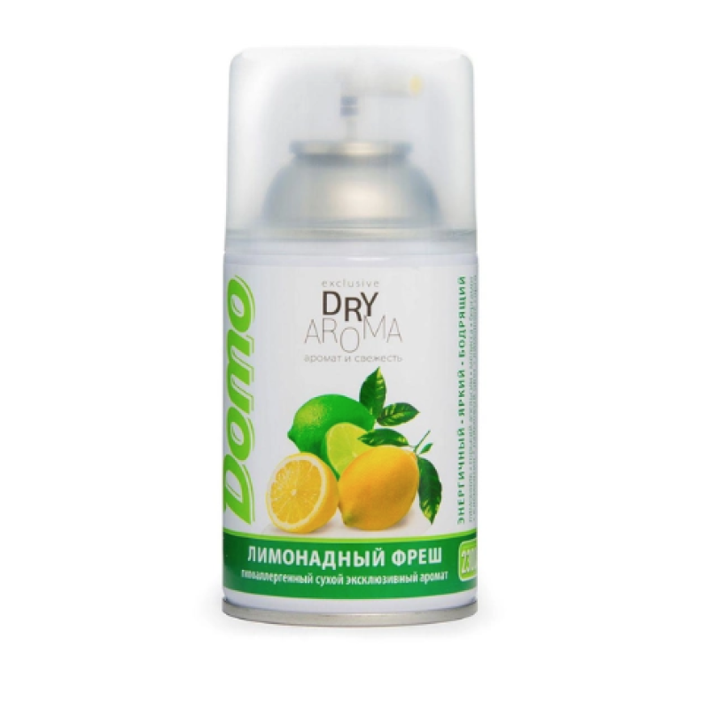 Ароматизуючий та дезодоруючий засіб Лимонадний фреш DOMO Dry Aroma 250 мл