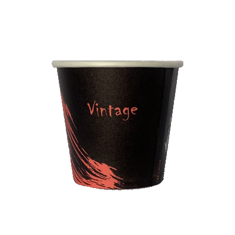 Склянка паперова одношарова “VINTAGE“ 110 мл. 50 шт.