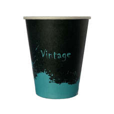 Склянка паперова одношарова “VINTAGE“ 175 мл. 50 шт.