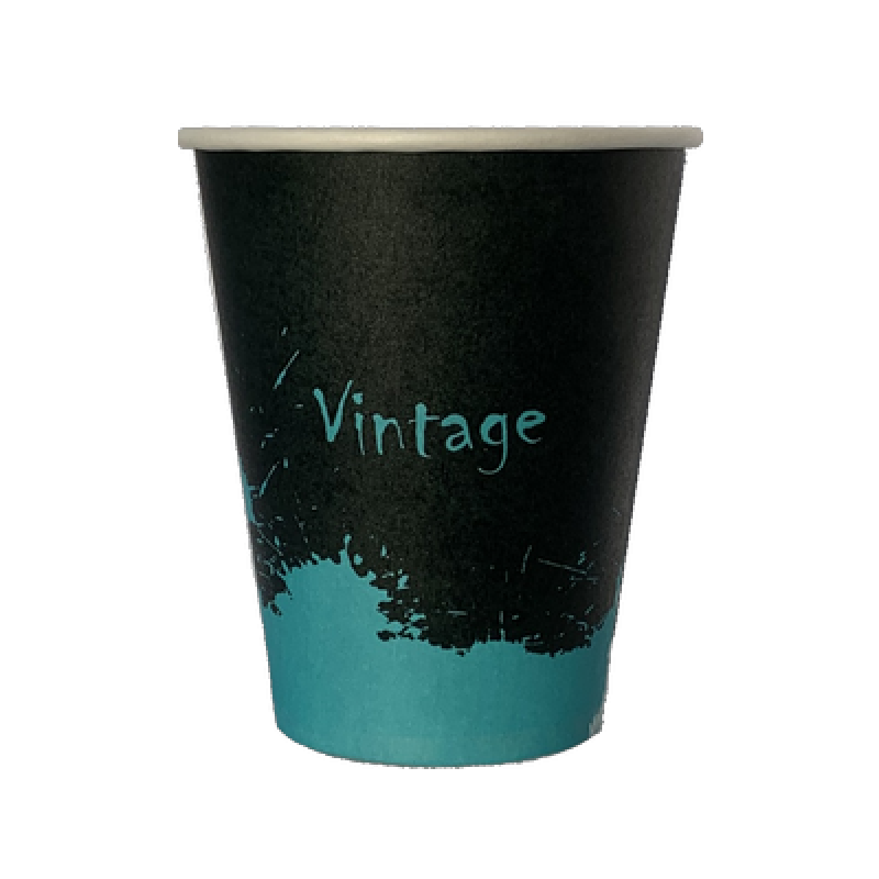 Склянка паперова одношарова “VINTAGE“ 175 мл. 50 шт.