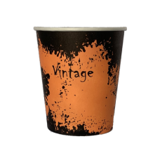 Склянка паперова одношарова “VINTAGE“ 185 мл. 50 шт.