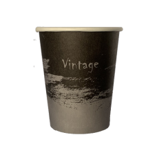 Склянка паперова одношарова “VINTAGE“ 270 мл. 50 шт.