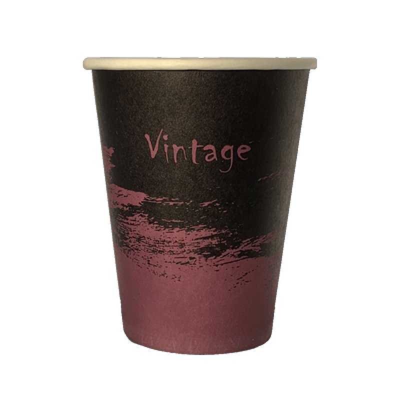 Склянка паперова одношарова “VINTAGE“ 400  мл. 50 шт.