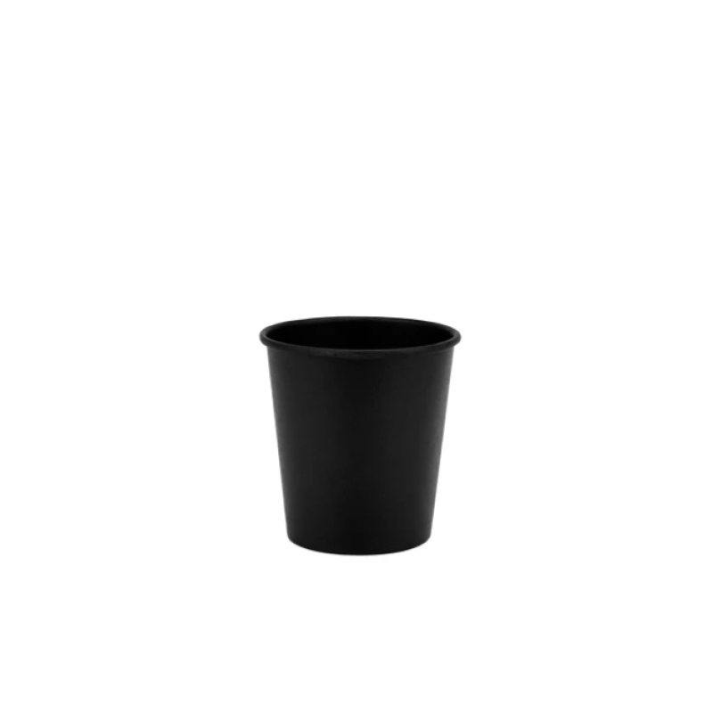 Склянка паперова одношарова BLack Edition 110  мл. 50 шт.