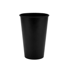 Склянка паперова одношарова BLack Edition 340  мл. 50 шт.