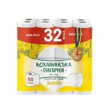 Туалетний папір Кохавінка 32 рулони 4 шари