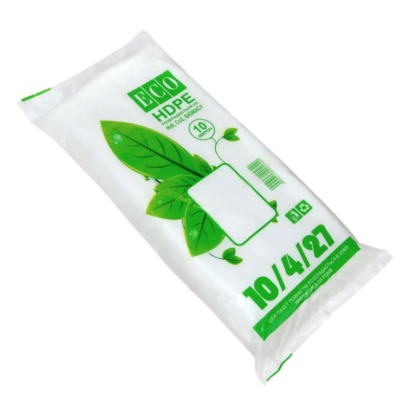 Пакети фасувальні 10*27 ECO HDPE 1000шт