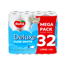 Папір туалетний “Ruta” Pure White Deluxe 32рул 3ш білий