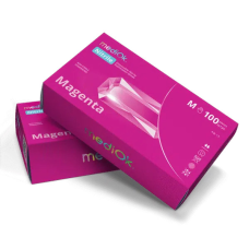 Рукавички нітрилові mediOk MAGENTA 100 шт./50 пар рожеві XS