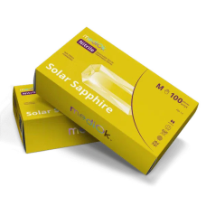 Рукавички нітрилові mediOk SOLAR SAPPHIRE 100 шт./50 пар жовті XS