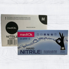 Рукавички нітрилові, MediOk Nitrile Hard (100шт / 50 пар), S