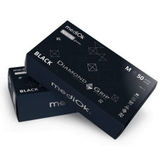 Нітрилові чорні рукавички Diamond Grip Black L