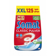 Порошок для посудомийних машин Somat Classic Pulver XXL 125 циклів миття 1,8 кг.