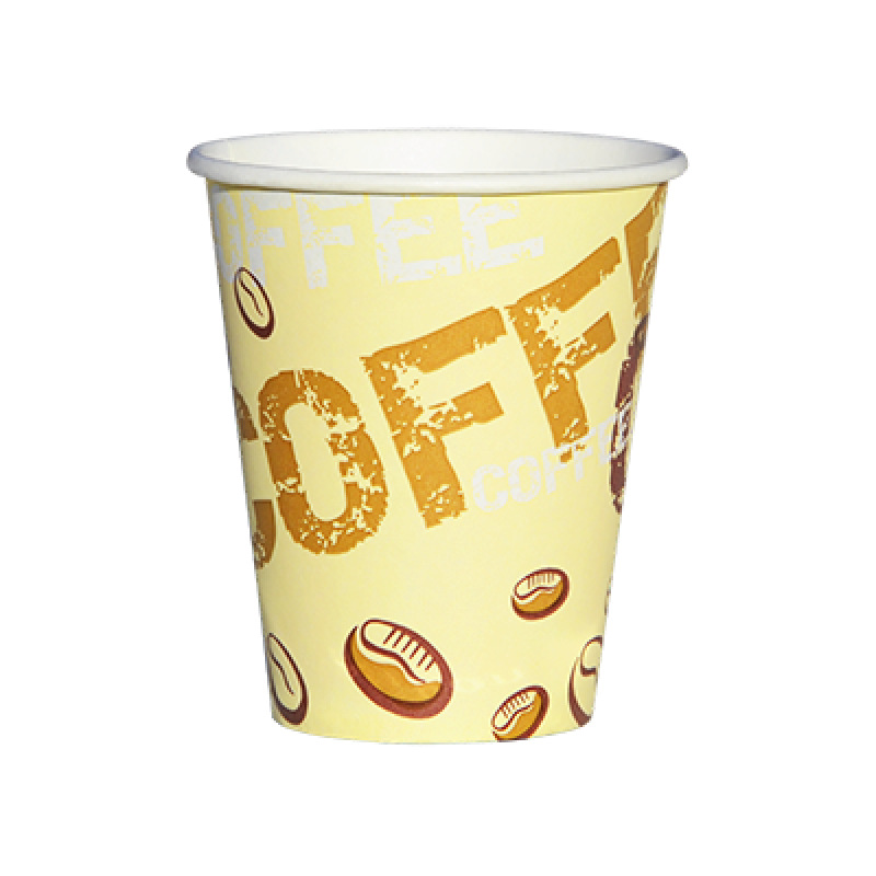 Стакан паперовий одношаровий Coffee coffee 175 мл. 50 шт.