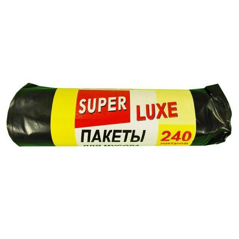 Пакети для сміття Super Luxe 240 л. 5 шт.