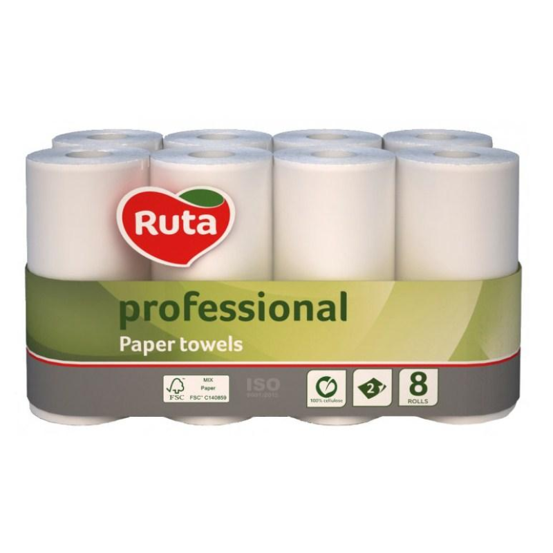 Паперові рушники Ruta Professional 8 шт.