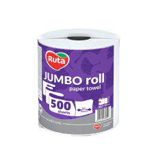 Рушник паперовий “Ruta“ JUMBO 2-шари 500 відривів 102,5 м.