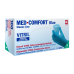 Рукавички медичні Вінілові Синтетичні, AMPri MedComfort Vitryle (Vinyl Sinthetic), 100 шт. сині, S