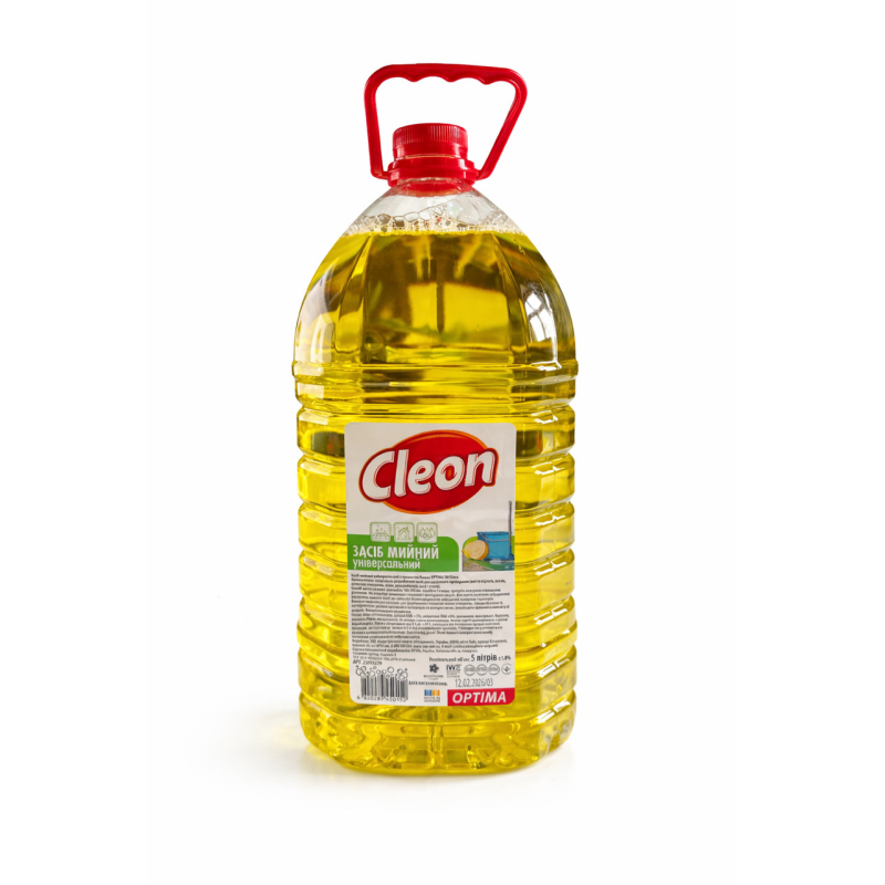 Засіб для миття підлоги Optima Cleon Лимон 5 л.