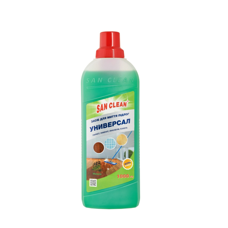 Засіб для миття підлоги San Clean універсал - 2000 хвоя 1 л.