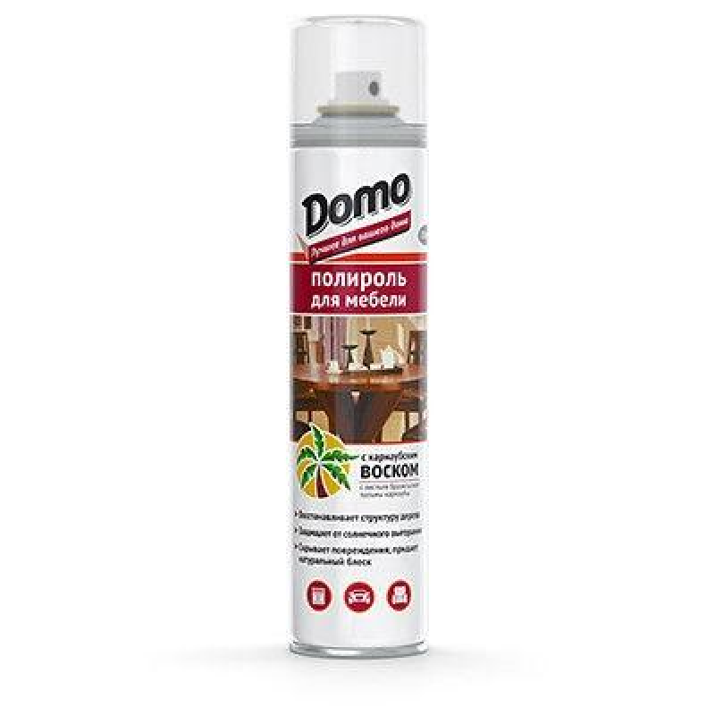 Поліроль Domo з воском 320 мл.