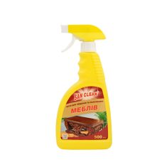Засіб для чищення та полірування меблів San Clean Furniture Wax Cleaner з розпилювачем 500 г.