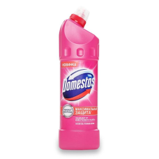 Засіб для чищення та дезінфекції туалету Domestos Доместос Рожевий шторм 1 л.