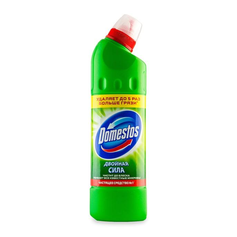 Засіб для чищення та дезінфекції туалету Domestos Доместос Подвійна сила 1 л.