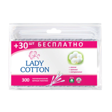 Гігієнічні ватні палички Lady Cotton 300 шт.