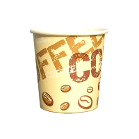 Стакан паперовий одношаровий Coffee coffee 110 мл. 50 шт.